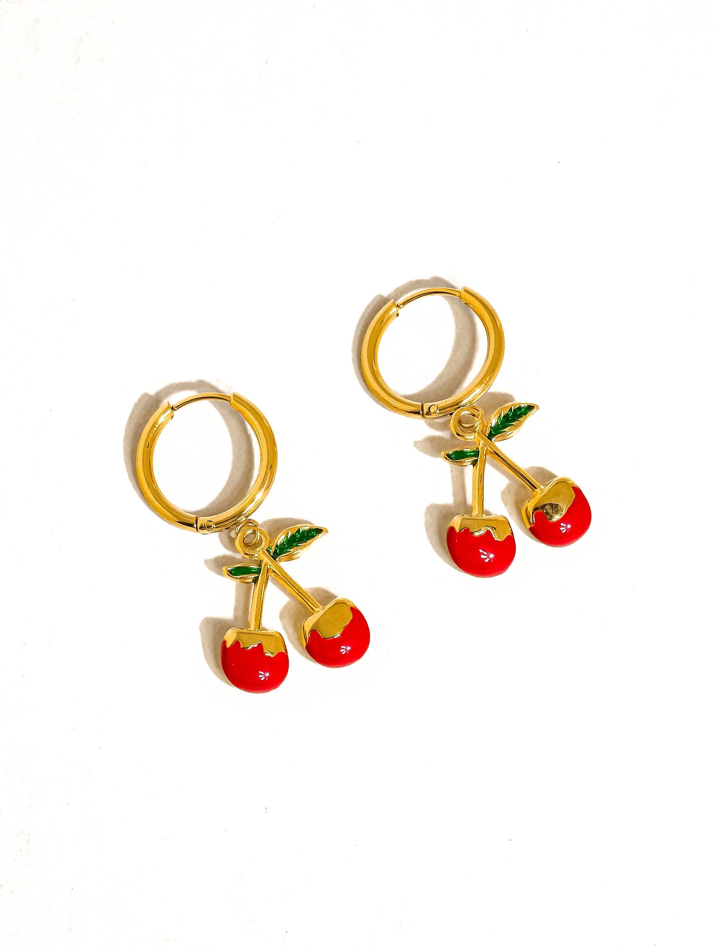 Côte 18K Plated Cherry Earring