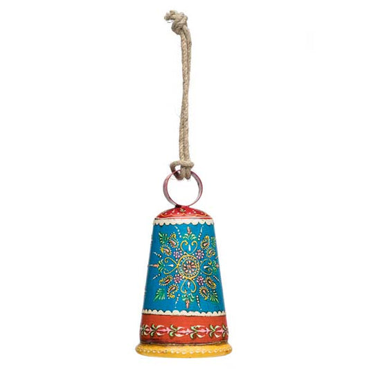 Henna Treasure Multicolor Bell Wind Chime - Hand Painted