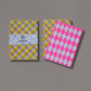 2 Riso Printed Notebooks - Lilac/Yellow/Hot Pink