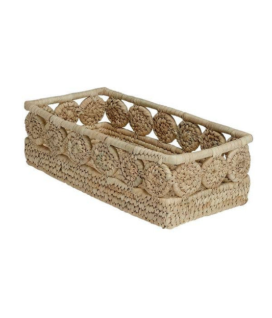 Palm Medallion Bread Basket