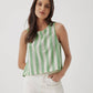 Women's Canopy Linen Blend Tulip Back Tank