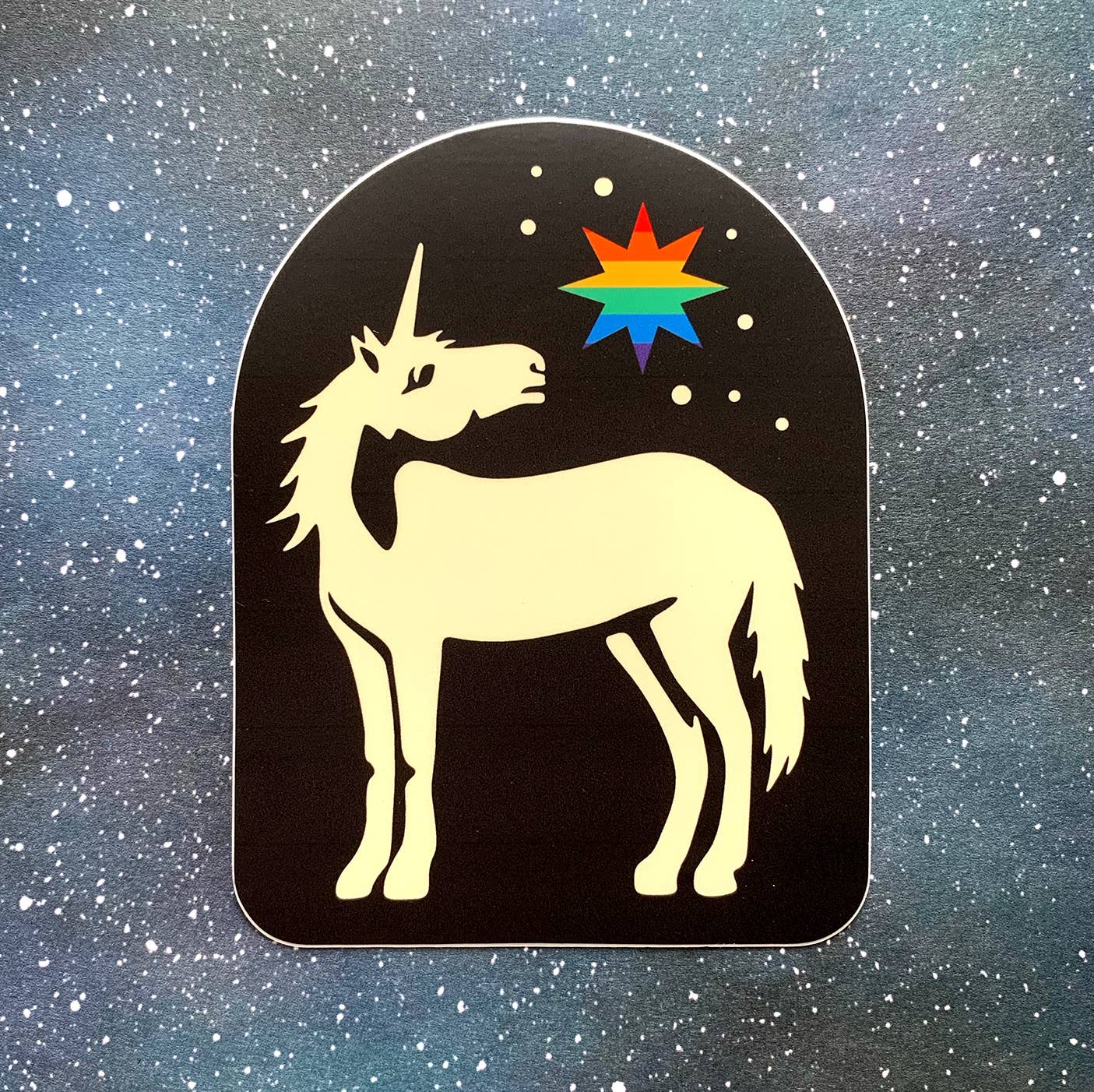 Pride/Unicorn/Rainbow Bumper Sticker, Durable Vinyl