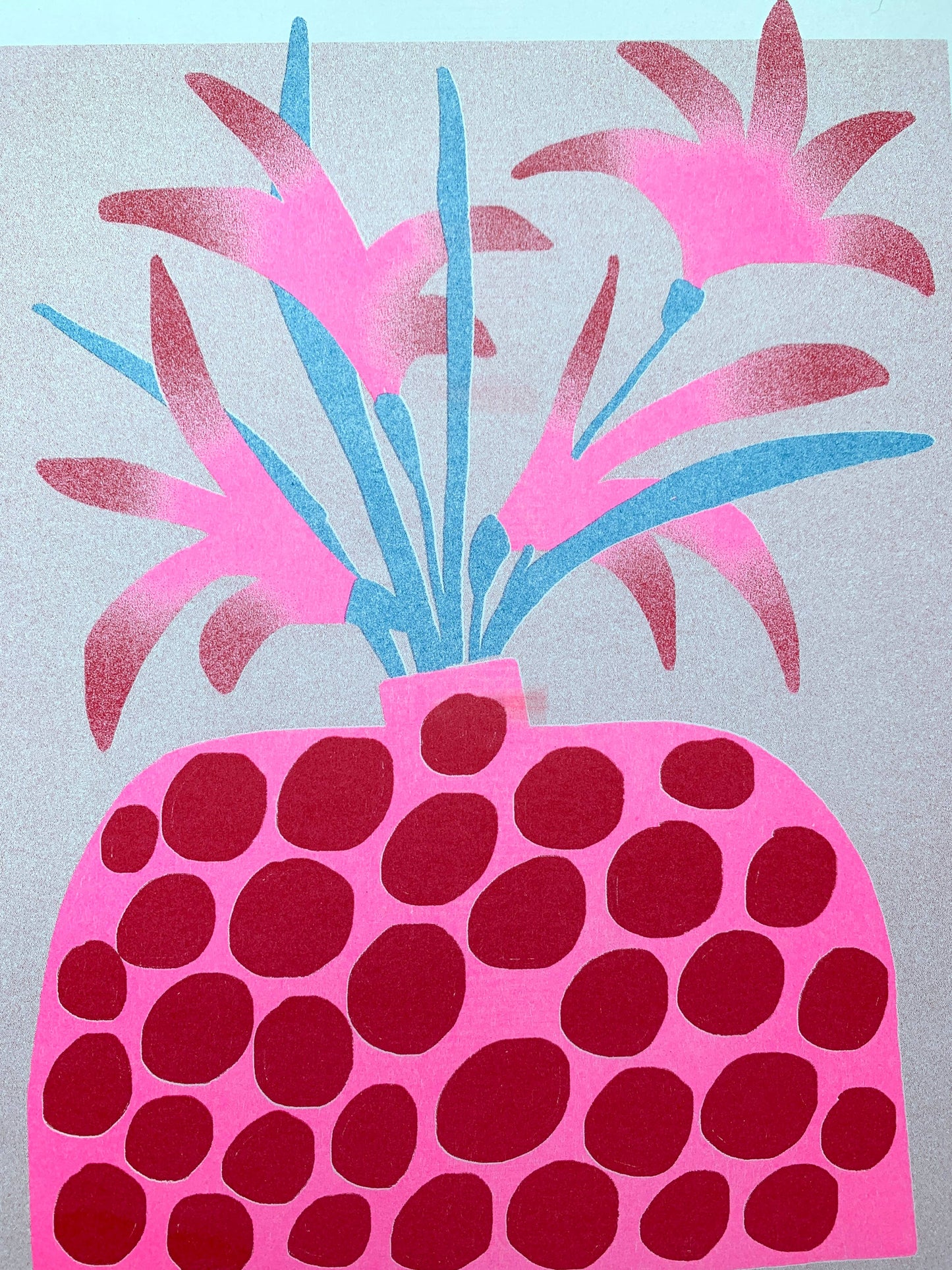 Risograph Print - Lily 8.5x11"