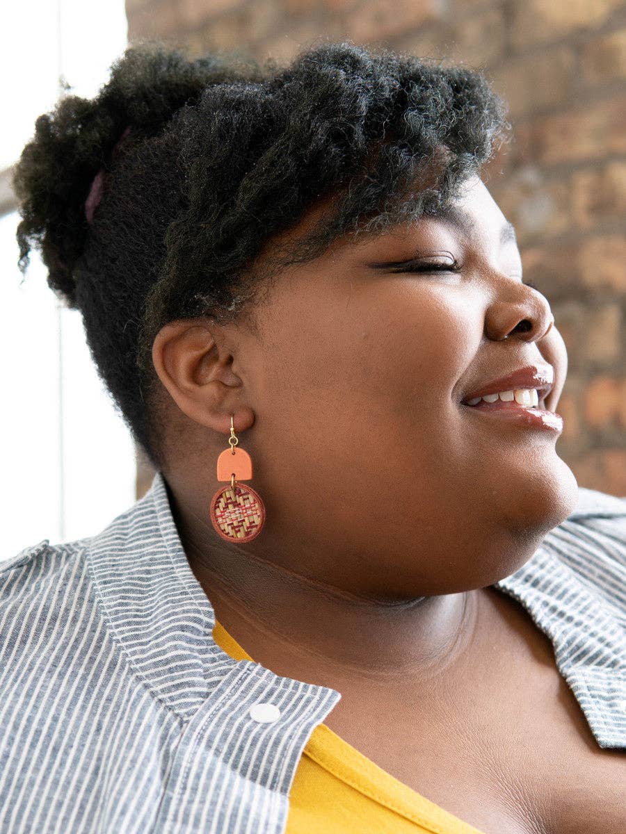 Woven Desert Earrings