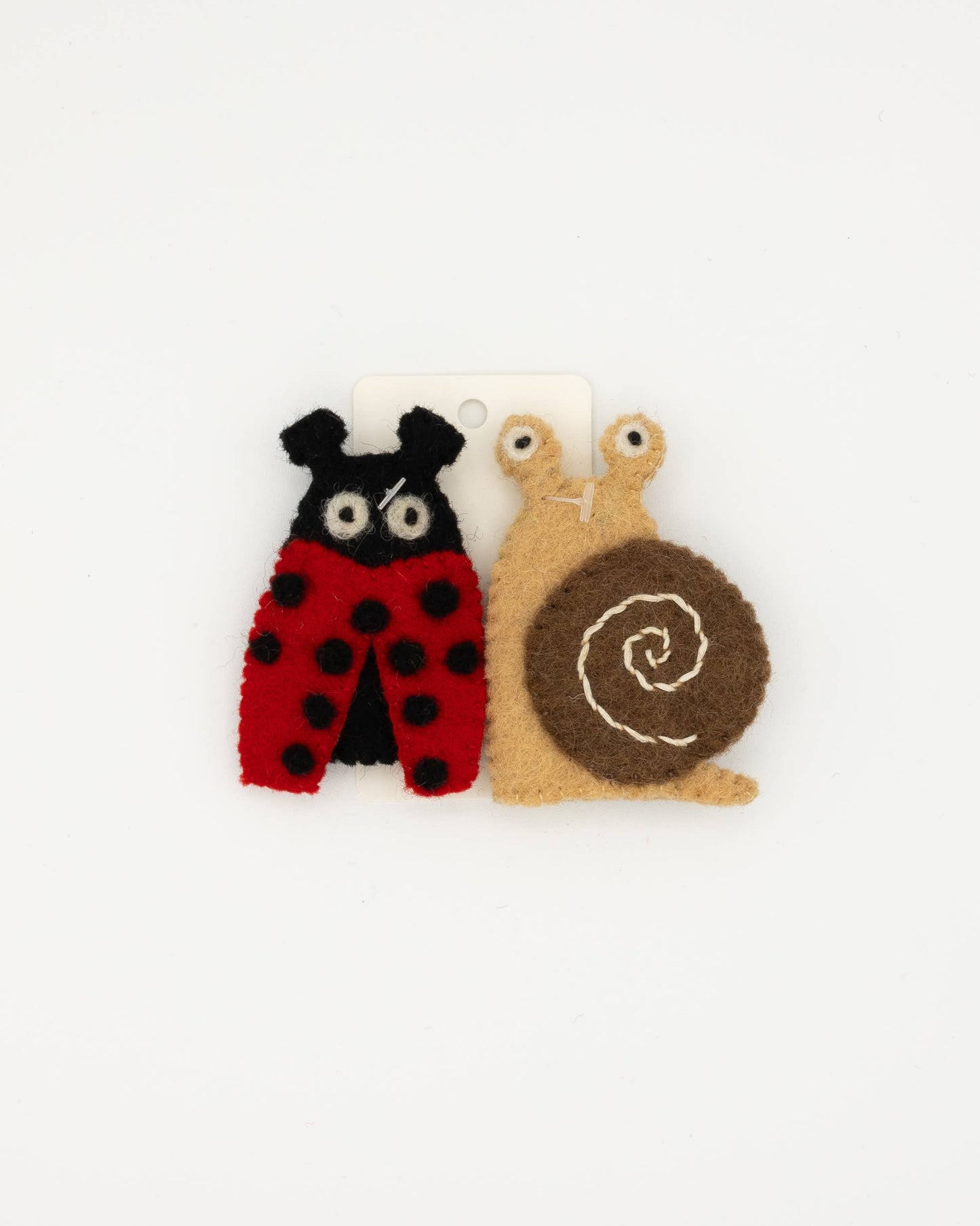 Finger Puppet - Ladybug and Snail Set (Garden theme) 