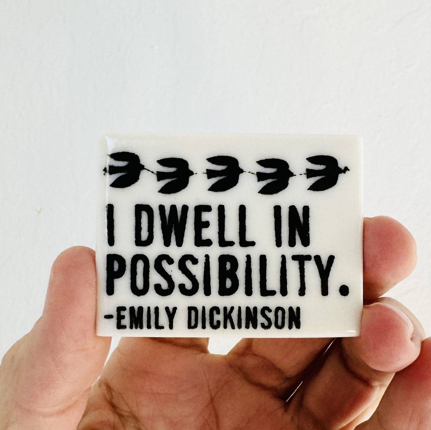 Ceramic Emily Dickinson Magnet