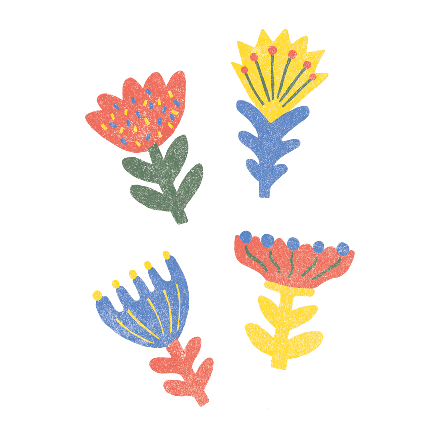 Pop Flowers Stickers Pack