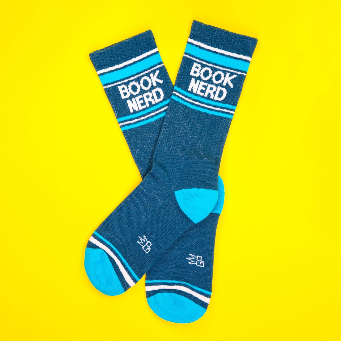 Book Nerd Gym Crew Socks