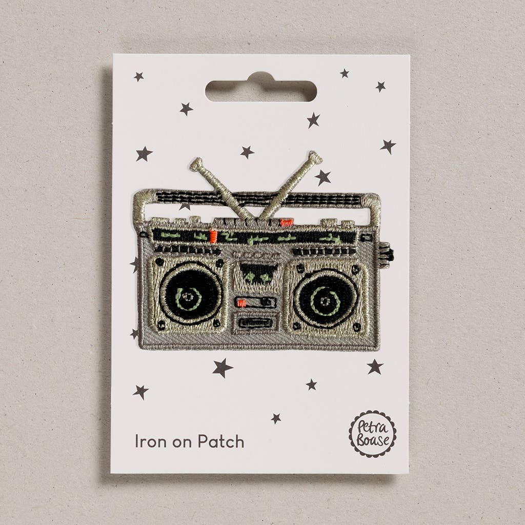 Iron on Patch - Boom Box