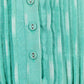 Pintucked Away Dress Aqua Ikat