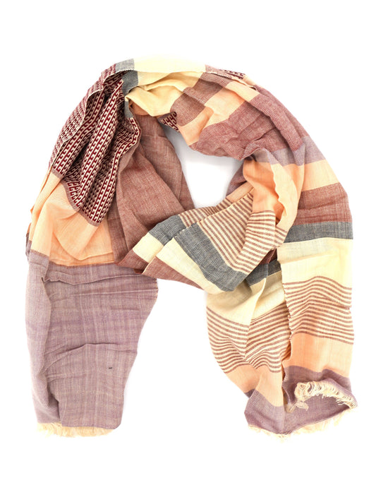 Modern Sunrise Woven Scarf