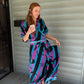 Vintage Silk Wrap Dress