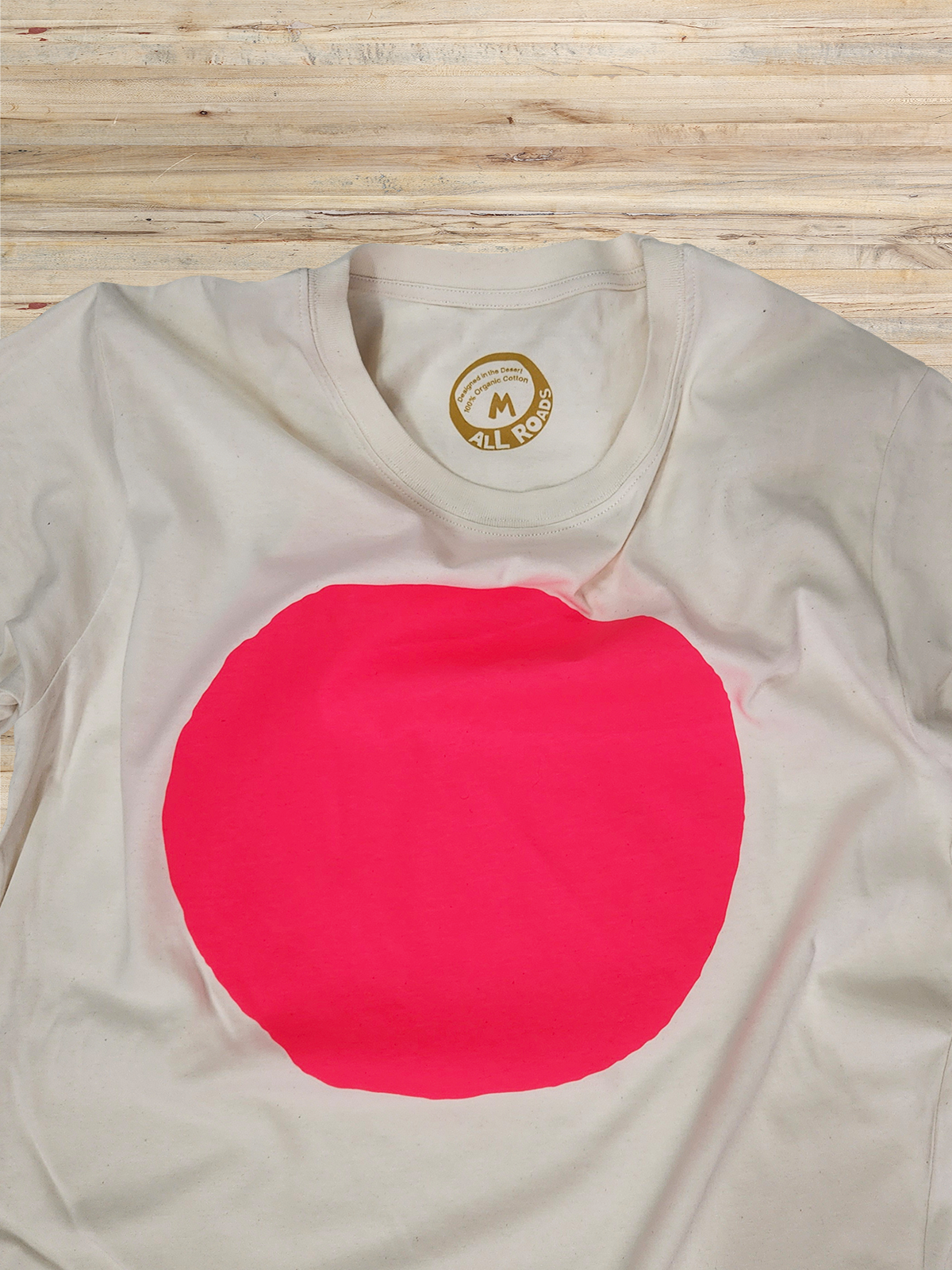 Circle Tee - Fluro Pink