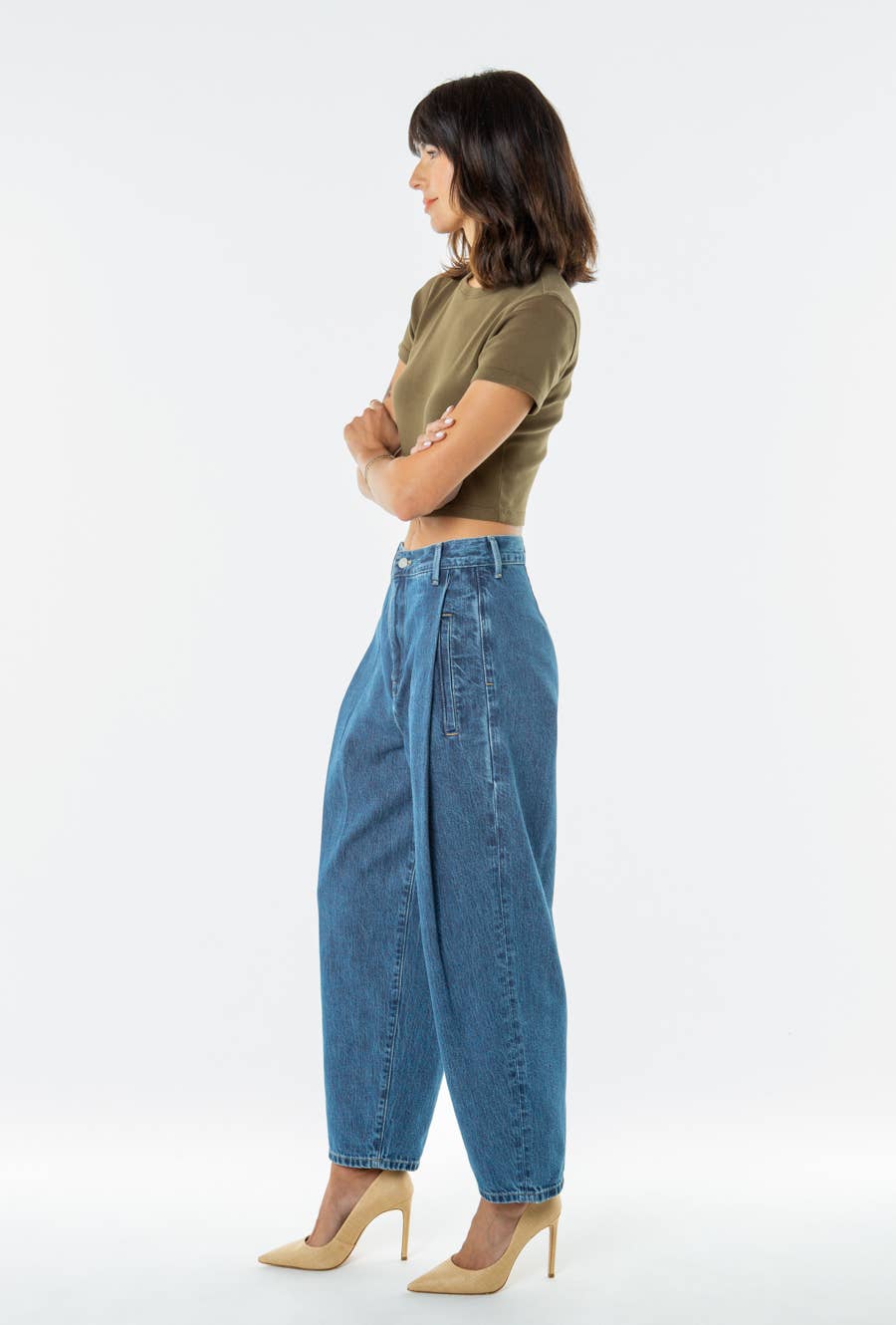 Rose Relaxed Pleat Pant - Salina