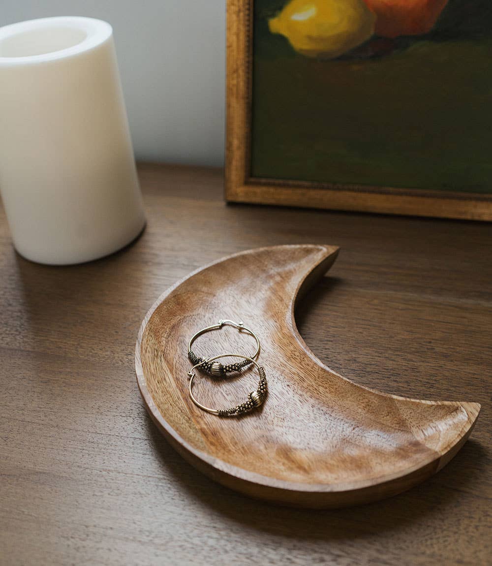 Indukala Crescent Moon, Serving Dish, Catch All Tray