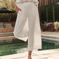 Women's Coastal Double Gauze Wide Leg Pant