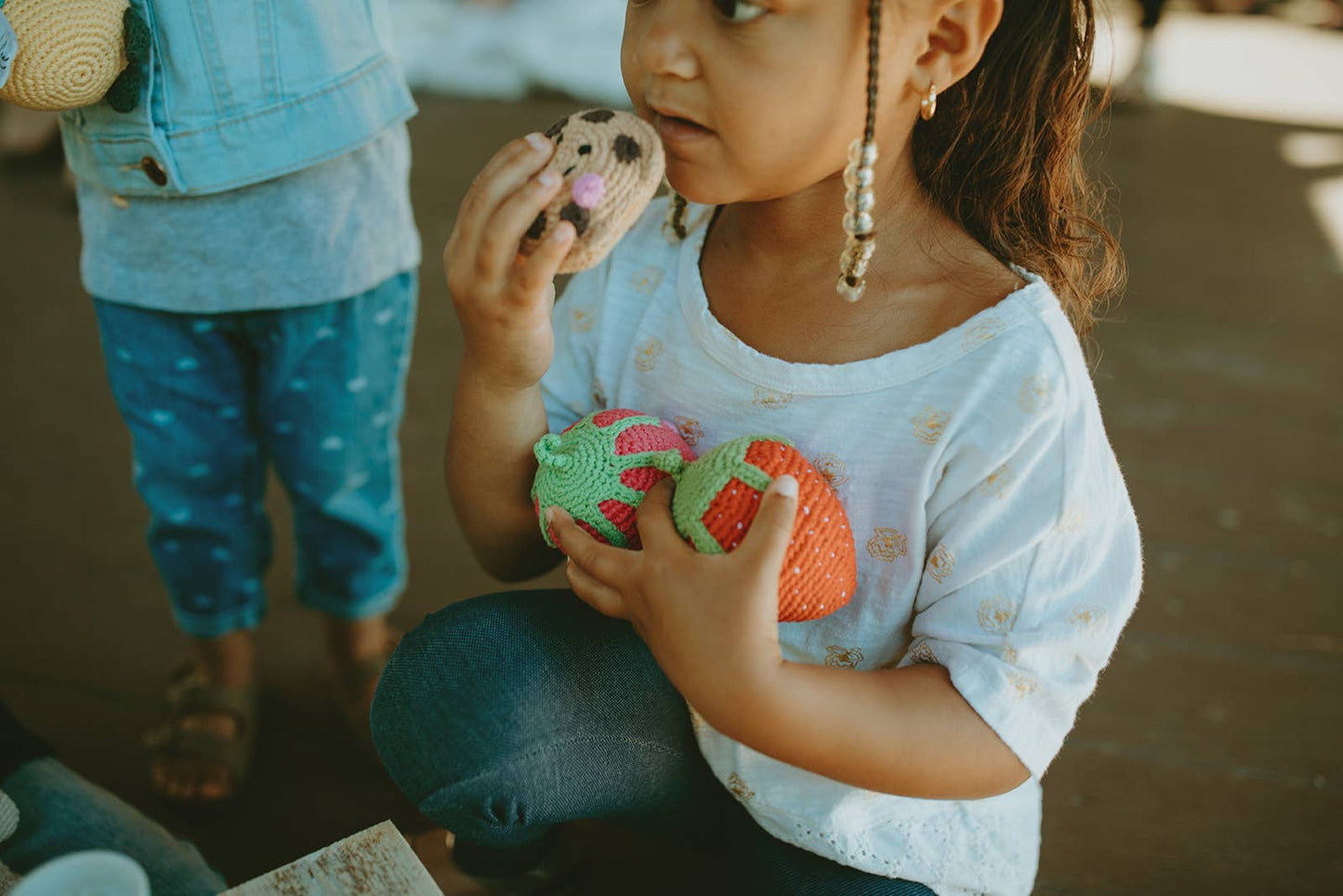 Pretend Play Food Rattle - Chocolate Chip Cookie