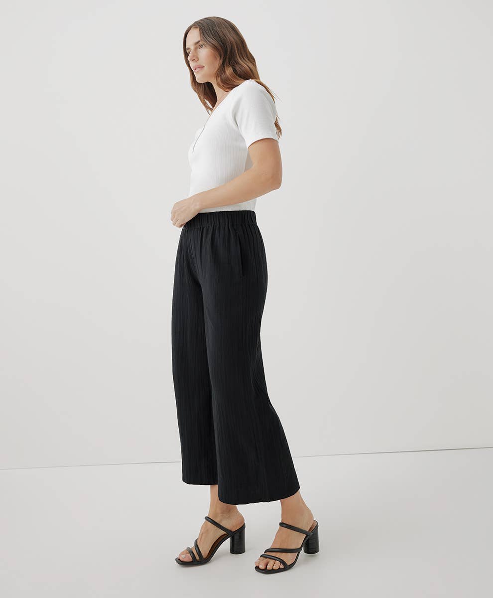 Women's Coastal Double Gauze Wide Leg Pant