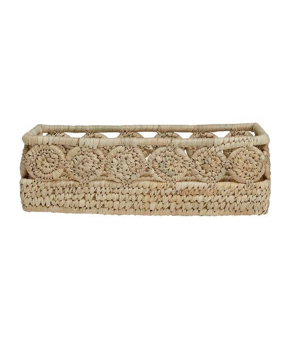 Palm Medallion Bread Basket