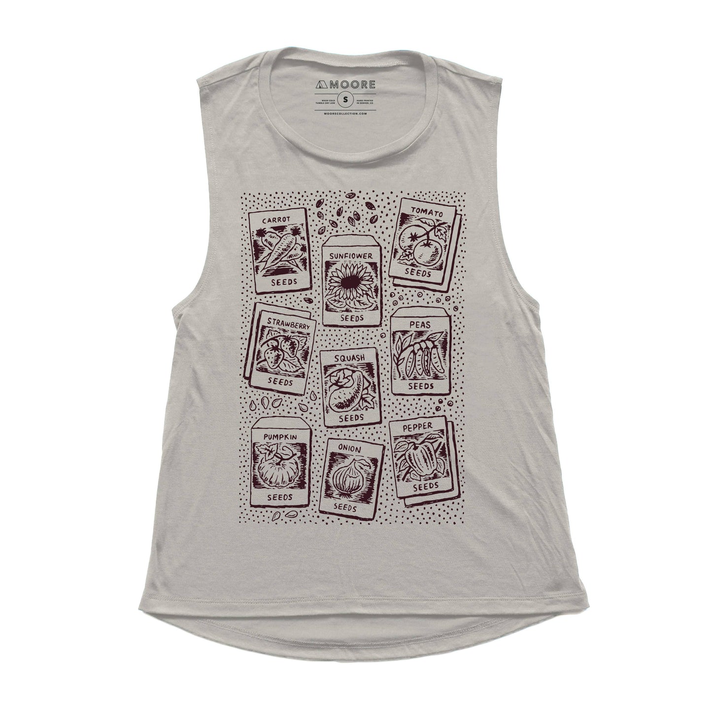 Ladies Seed Pack Tank-Dust