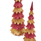 Tabletop Christmas Tree (Magenta/Gold)