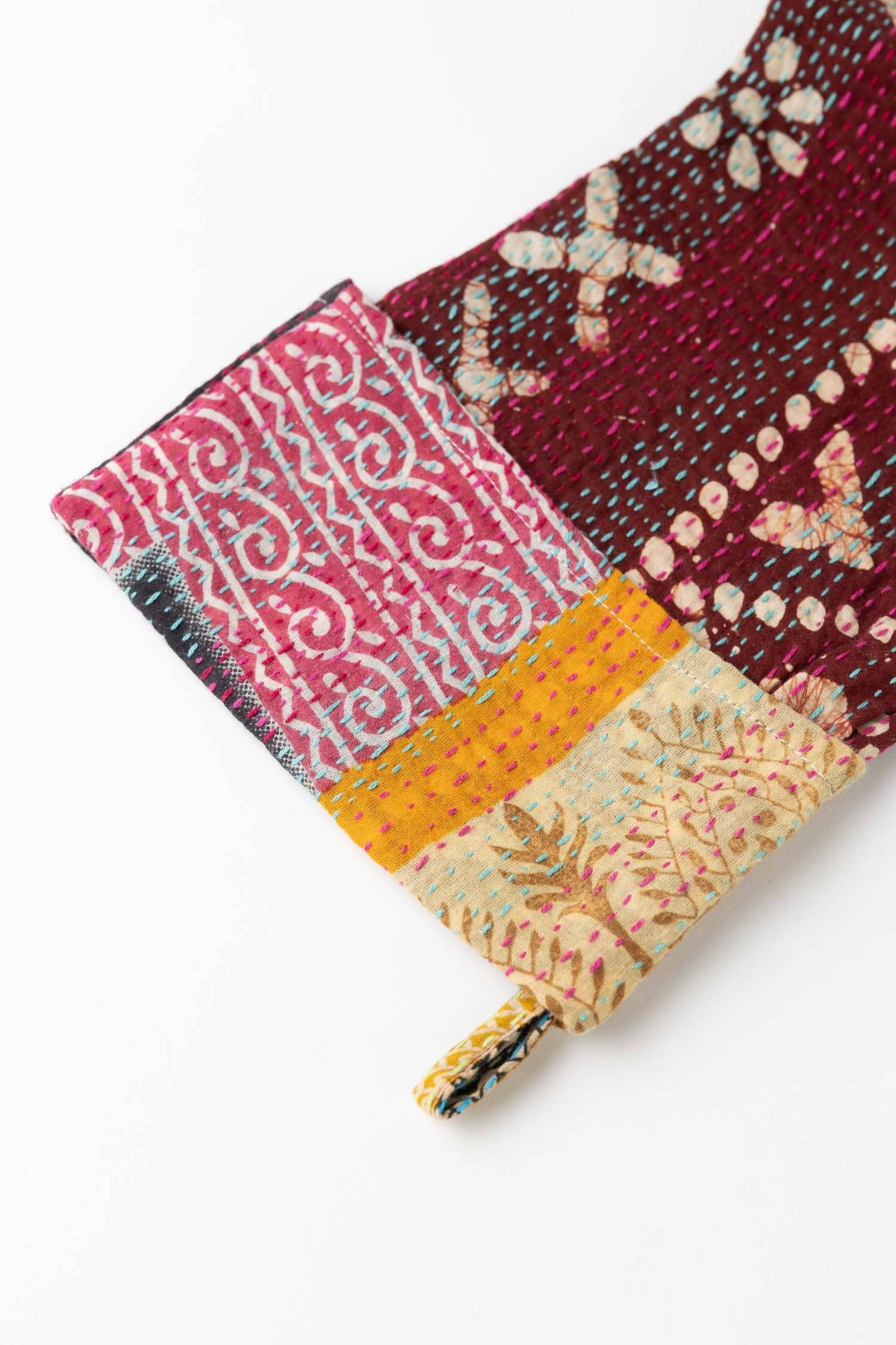 Kantha Stitched Stocking