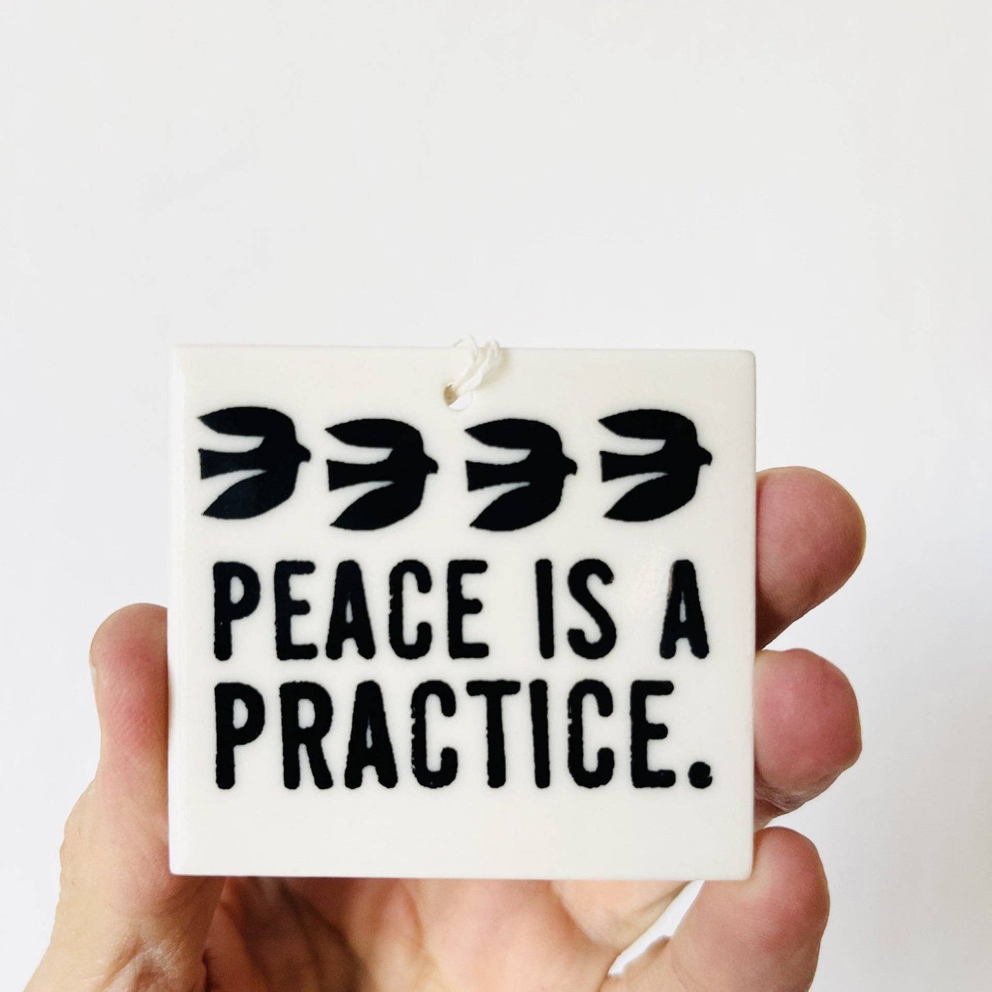 Ceramic Piece Is A Practice Wall Tag