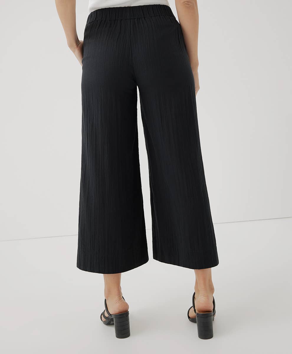 Women's Coastal Double Gauze Wide Leg Pant