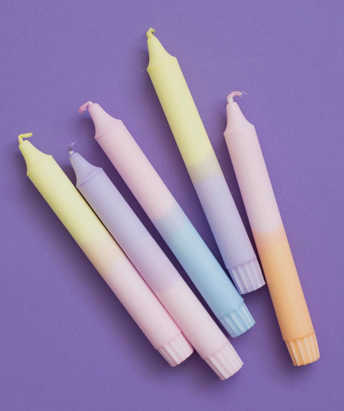 Pastel Taper Candle