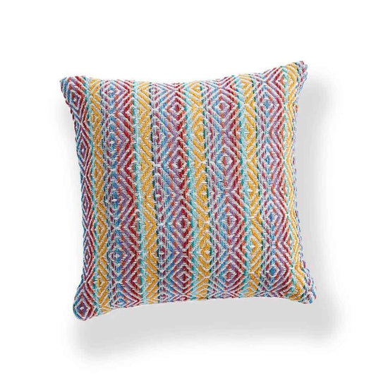 Yaatra Rainbow Rethread Throw Pillow