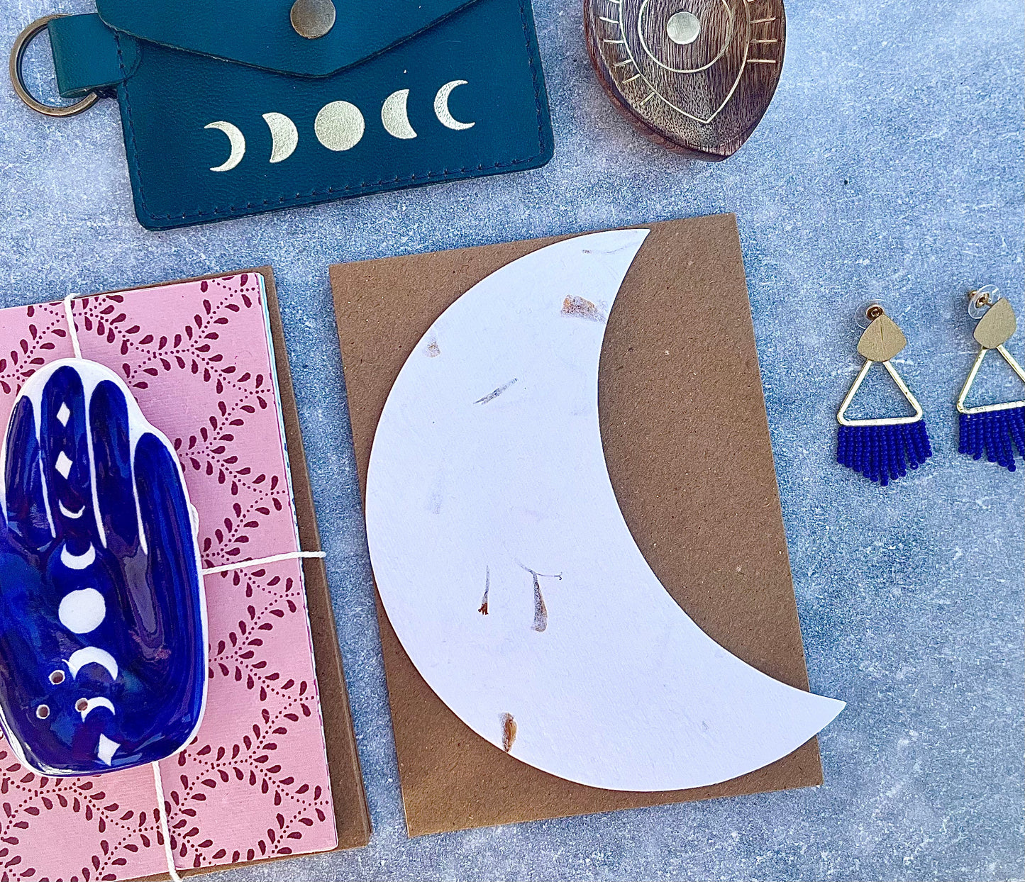 Amala Plantable Moon Note Card - Set of 8