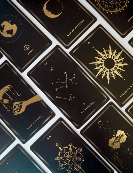 Child Of The Universe Oracle Deck - Black & Gold