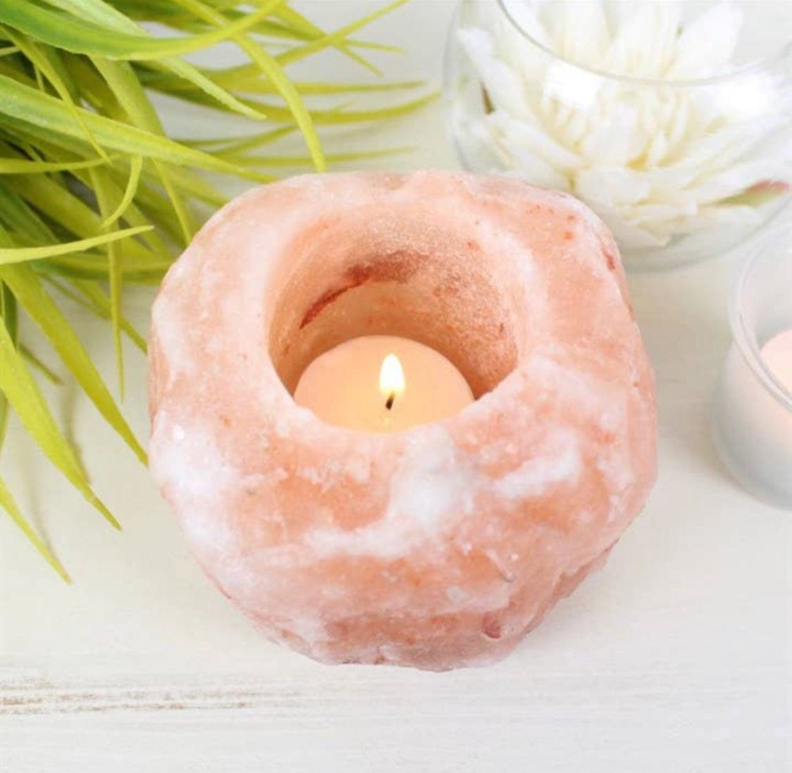 Himalayan Salt Candle Holder