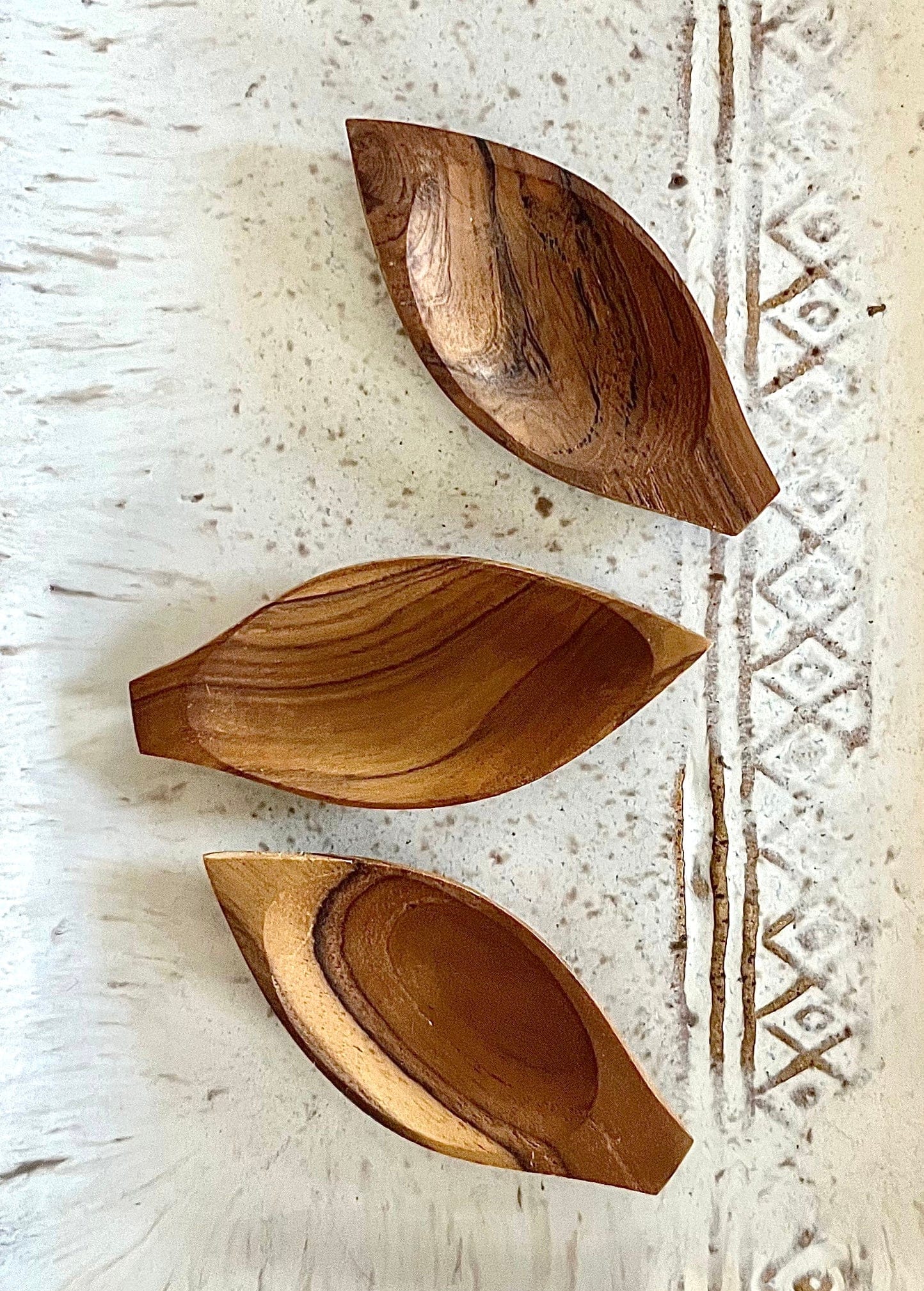 Teak Mini Leaf Condiment Dish