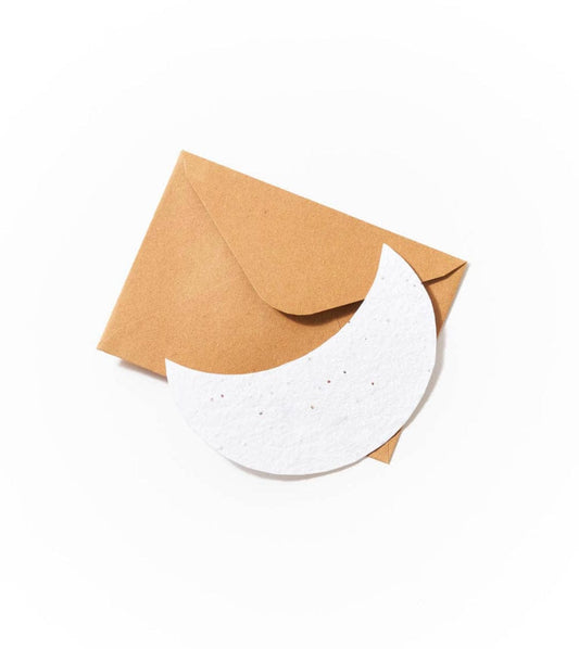 Amala Plantable Moon Note Card - Set of 8