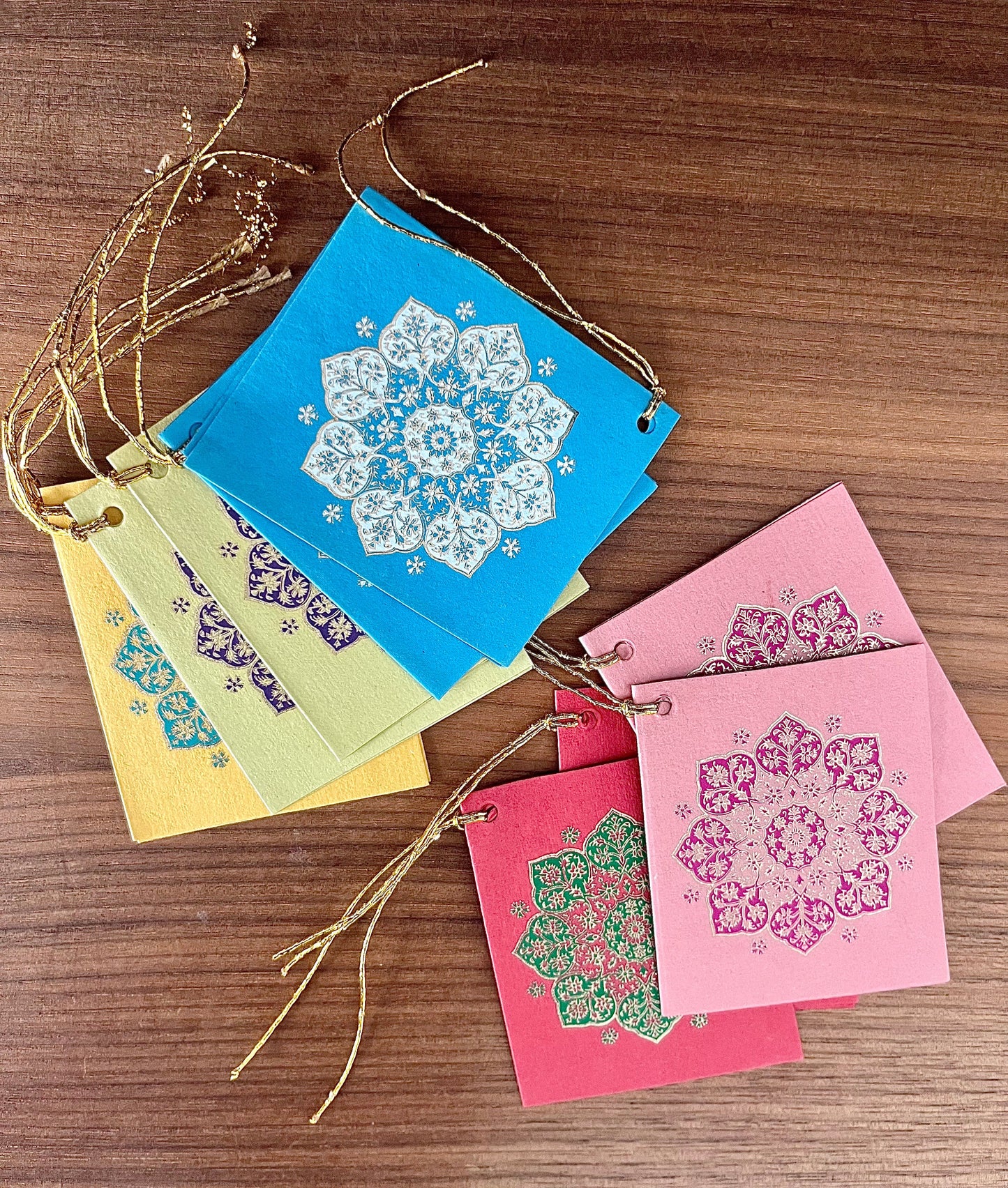 Mandala & Peacock Gift Tags